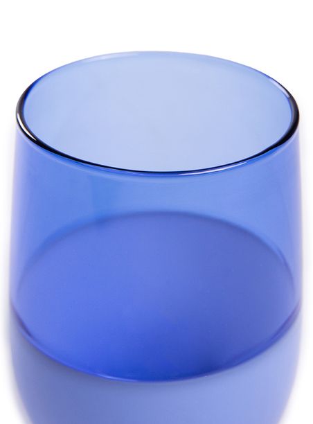 Copo opalina bicolor azul opaco 122 ml