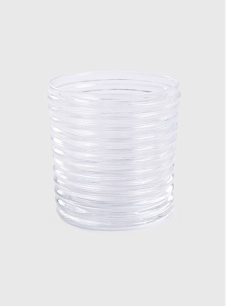 Copo Vidro Anéis transparente 300 ml