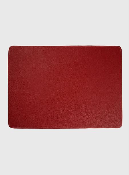 Jogo Americano de Couro Dupla Face Terracota