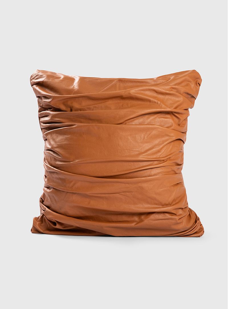 Almofada-Couro-Macio-Marrom-50x50-cm