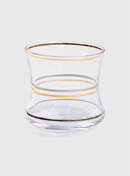 Copo cristal mini pilão metalizado 80 ml