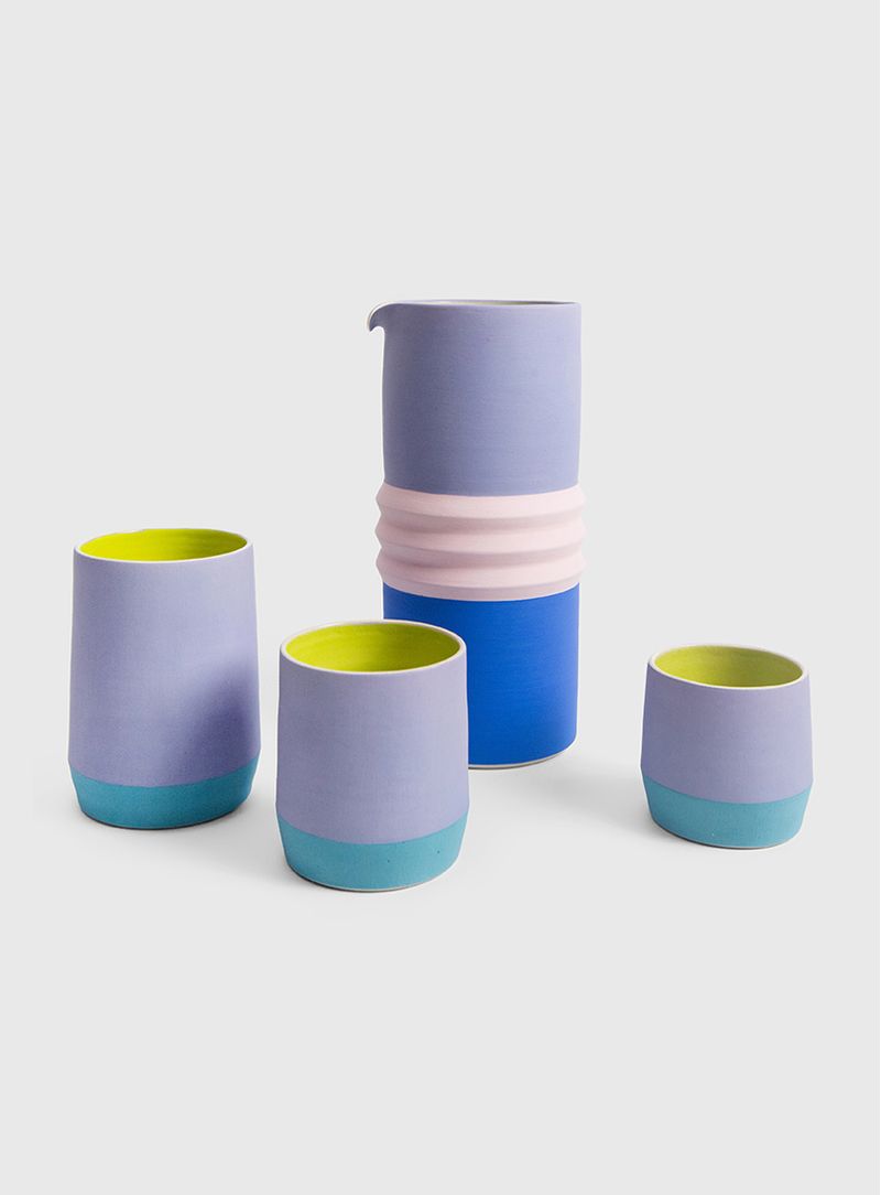 Colombina-copo-M---tricolor-Lilas---ceramica-alta-temperatura
