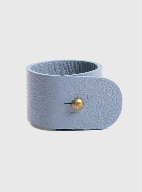 Porta-guardanapo de Couro Denim