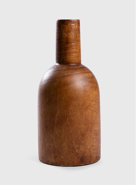 Vaso moringa de madeira