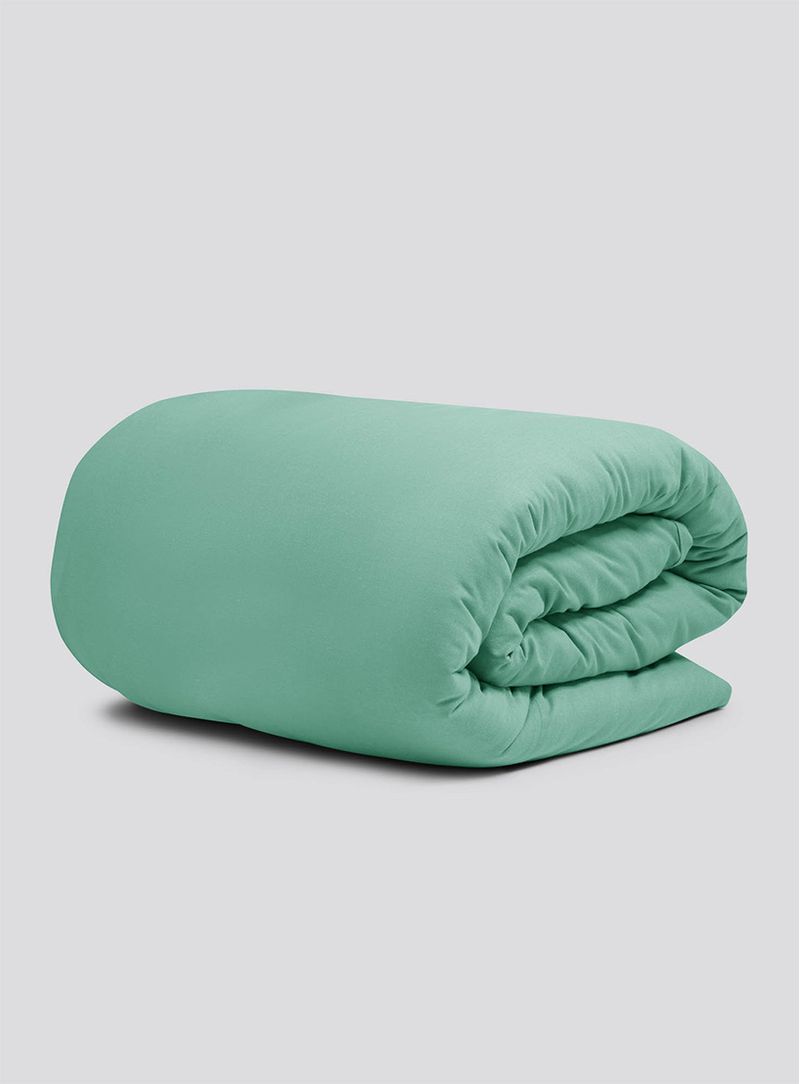 Capa de edredom cama menta 002