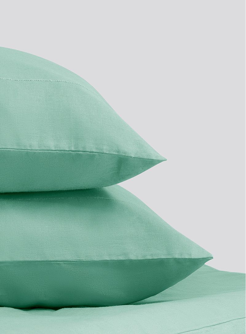 Capa de edredom cama menta 002