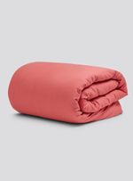 Capa de edredom cama laranja 003