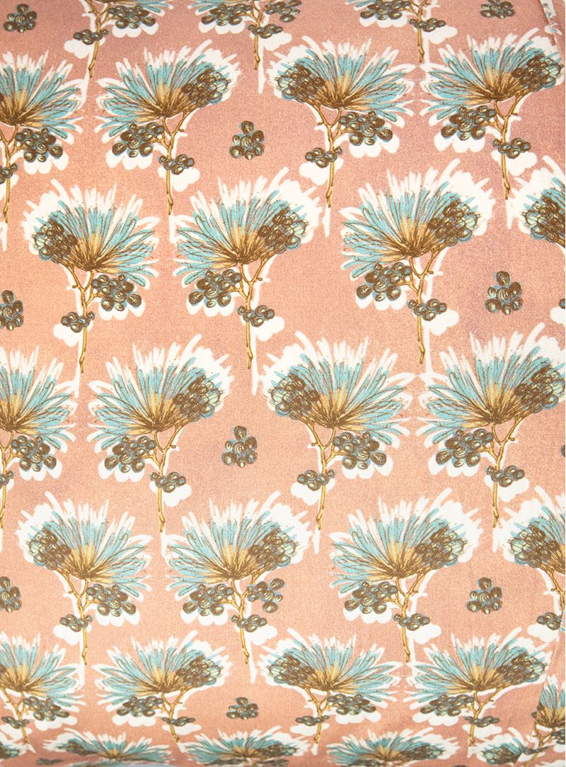 Capa de edredom floralzinho rosa algodão