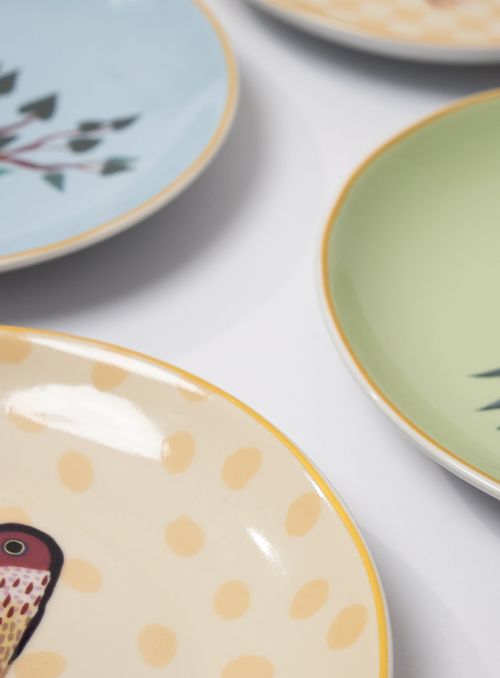 set 4 Prato Decorativo mini Sandra Jávera