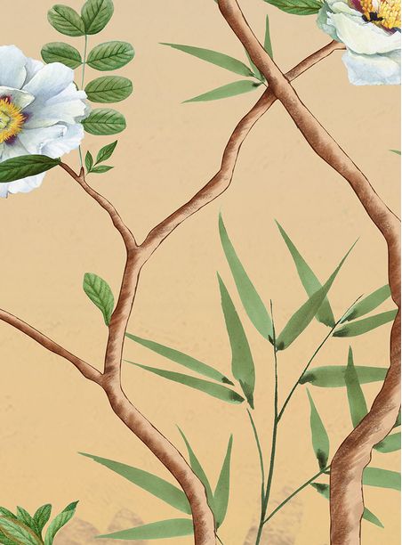 Painel de parede chinoisserie land lilac