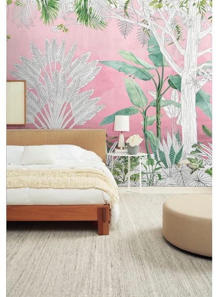 Painel de parede aquaforest candy pink