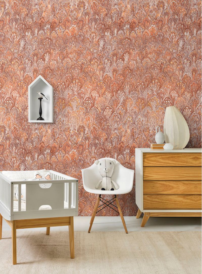 Papel-de-parede-classico-liquido-ii-laranja