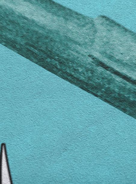 Painel de parede aquaforest blue