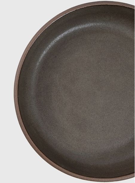 Prato Bolo Terracota cerâmica esmalte azul