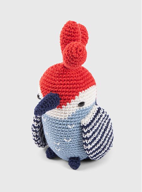 Amigurumis pássaro azul