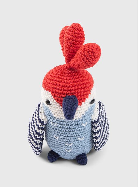 Amigurumis pássaro azul