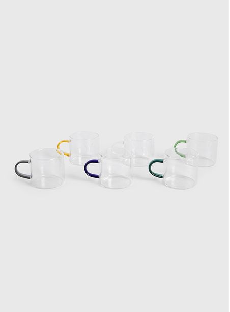 Conjunto xícaras oxa sortidas 6pçs