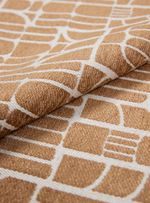 Tecido-Jacquard-Chenile-Marajoara-ocre-e-off-white