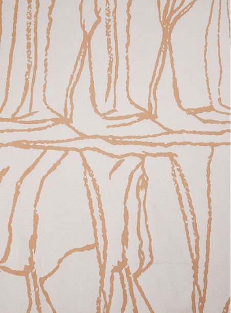 Tecido Jacquard Giz Ocre