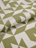 Tecido-Jacquard-Geometria-verde