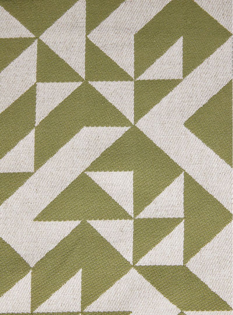 Tecido-Jacquard-Geometria-verde