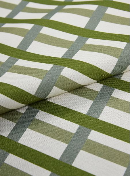 Tecido Estampado Xadrez Gradil Verde