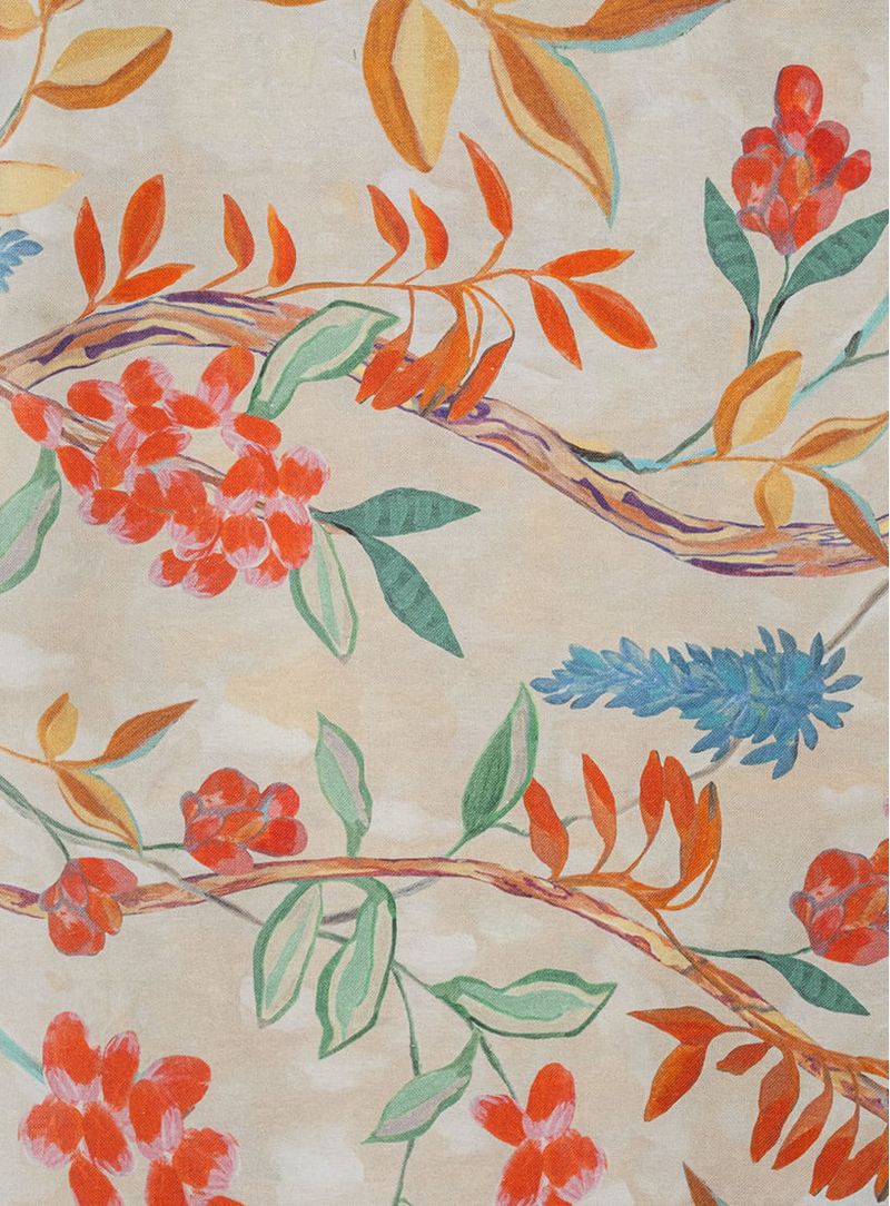 tecido-estampado-floral-bege-vermelho-verde-e-azul