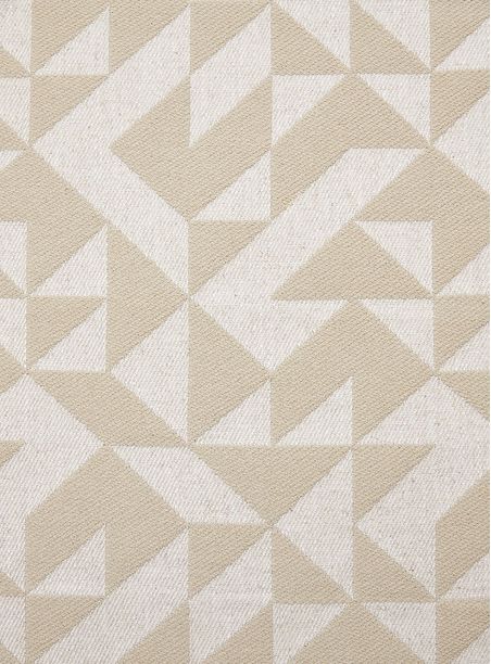 Tecido Jacquard Geometria bege