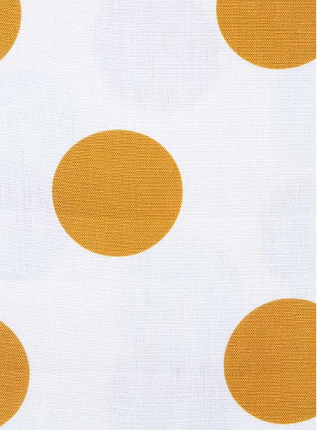 Tecido Estampado Bolas Mostarda