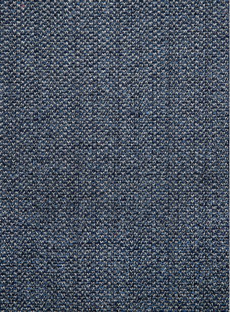 Tecido tramado elaine azul e cinza