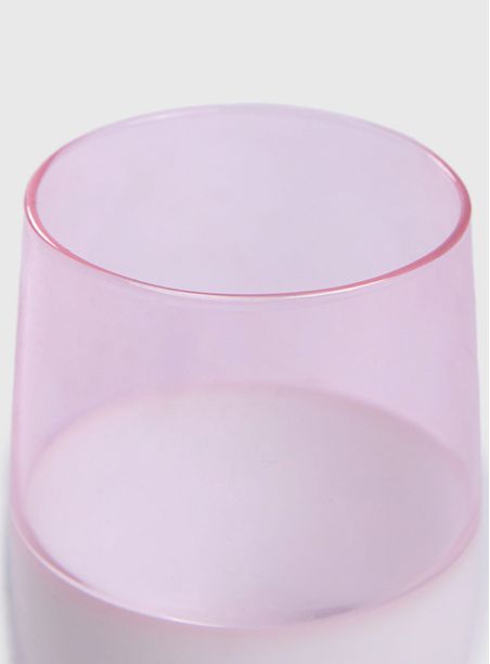Copo Opalina bicolor vidro e branco 122 ml