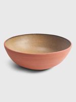 Tigela-G-terracota-ceramica-esmalte-amarelo-ferrugem