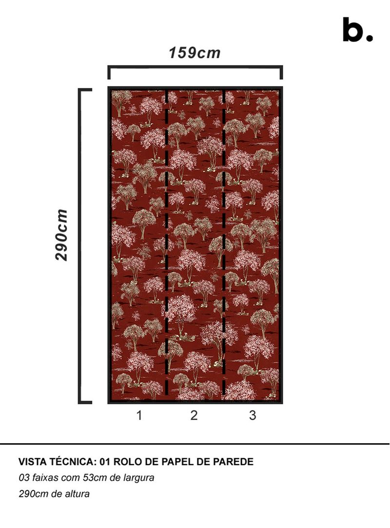 Papel-de-parede-classico-jabuticaba-escarlate