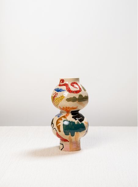 Vaso curvas abstratas