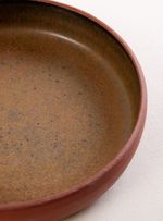 Prato-Fundo-terracota-ceramica-esmalte-amarelo-ferrugem