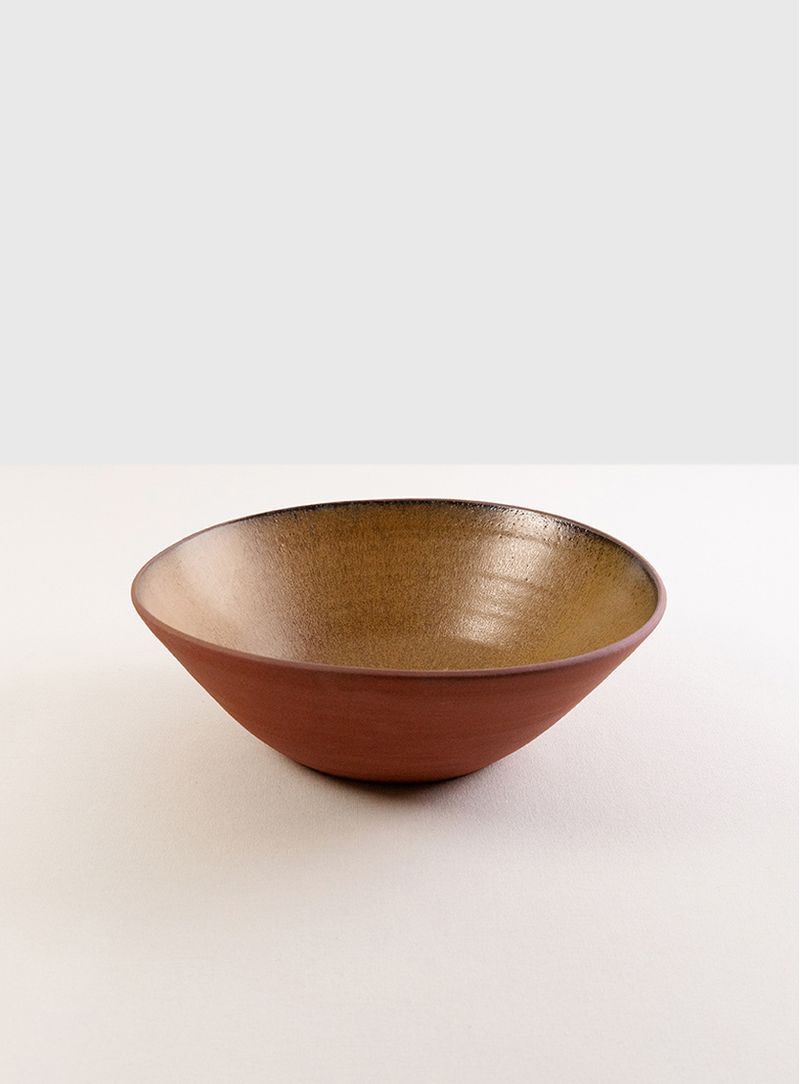 Tigela-G-terracota-ceramica-esmalte-amarelo-ferrugem