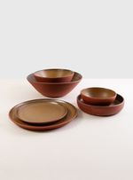 Tigela-G-terracota-ceramica-esmalte-amarelo-ferrugem