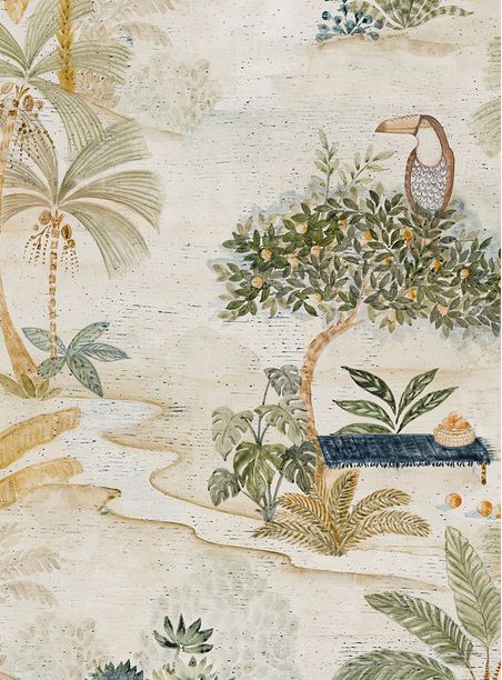 Papel de Parede Piquenique Tropical