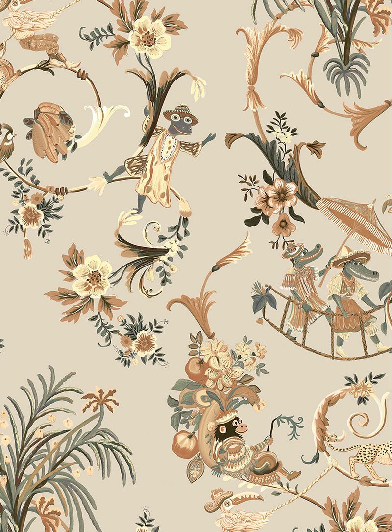 Papel-de-Parede-Festa-Dos-Bichos-Bege