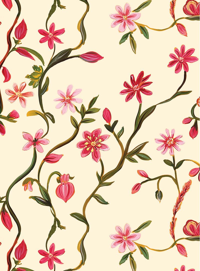 Papel-de-Parede-Floral-Luiza-Bege