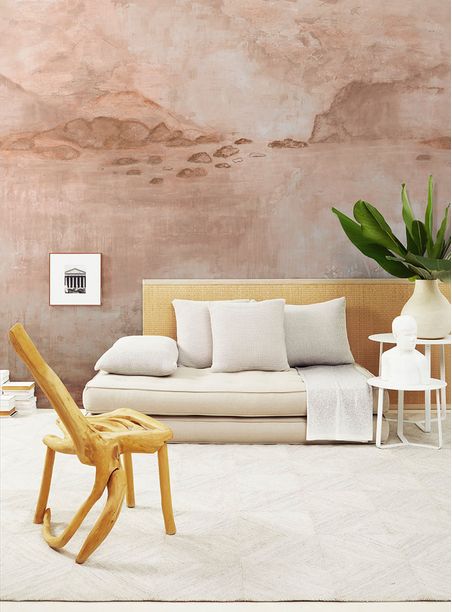 Painel de Parede Dindi Bege Avermelhado