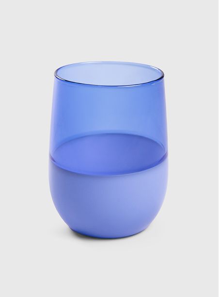 Copo opalina bicolor azul opaco 122 ml