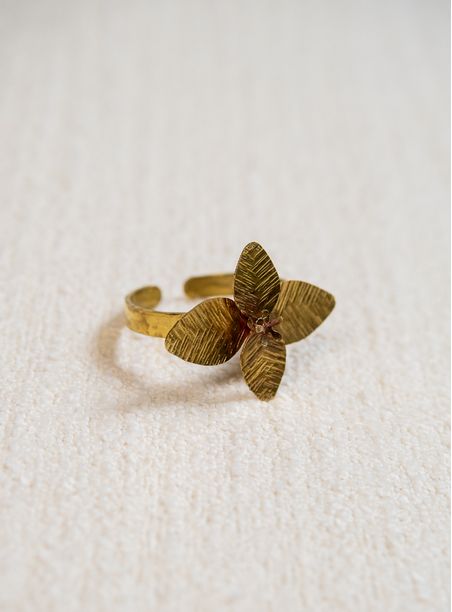 Jóia anel de guardanapo Manjericão