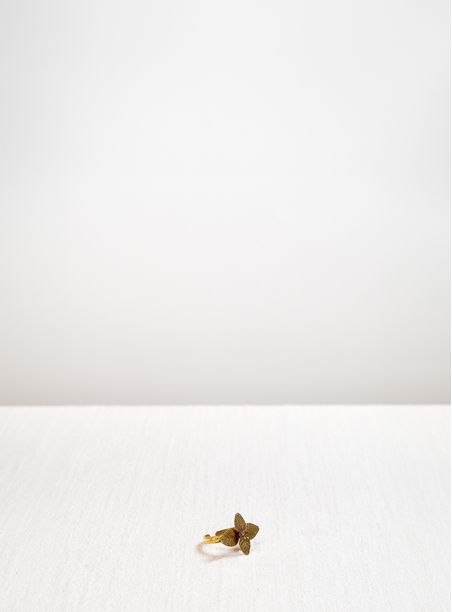 Jóia anel de guardanapo Manjericão