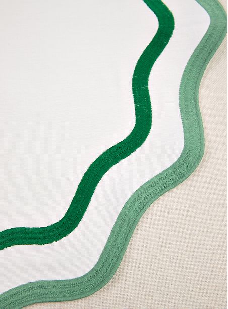 Kit Jogo americano - ondulado Neon - Verde