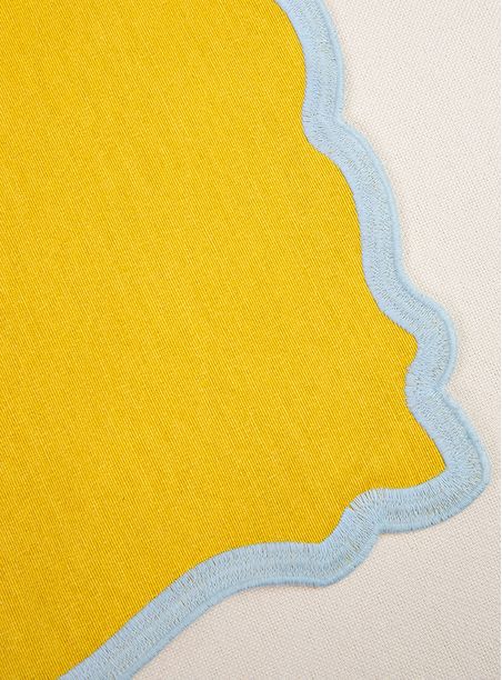 Kit Jogo americano - Amarelo e Azul