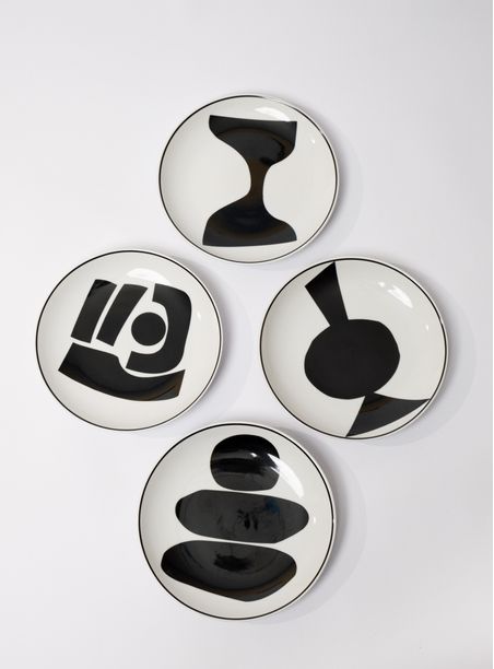 set 4 Prato Decorativo mini PB Luca