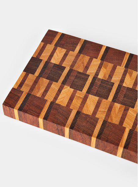 Tábua De Madeira Retangular Tom