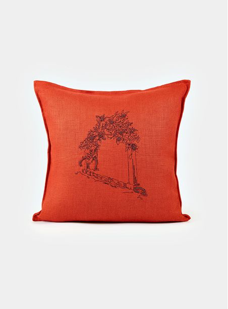 Almofada Arco bordada e artesanal