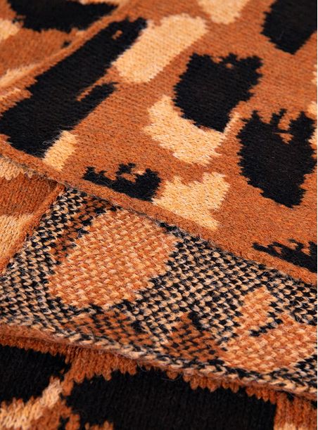 Manta onça pintada terroso